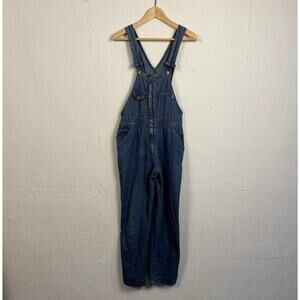 Vintage Y2K Esprit Denim Zip Front Overalls Women’s Small Blue Jeans